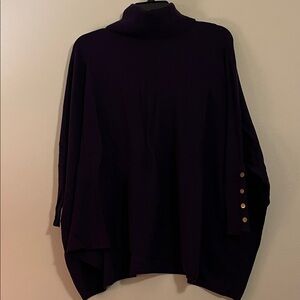 Alfani Purple Turtleneck Sweater